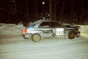 Wyeth Gubelmann / Therin Pace Subaru WRX STi on SS7 (Hunters)