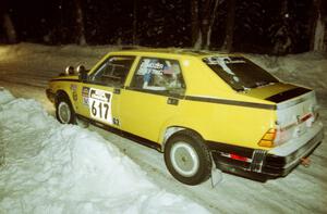 Eric Mozer	 / Jay Efting Alfa-Romeo Milano on SS7 (Hunters)