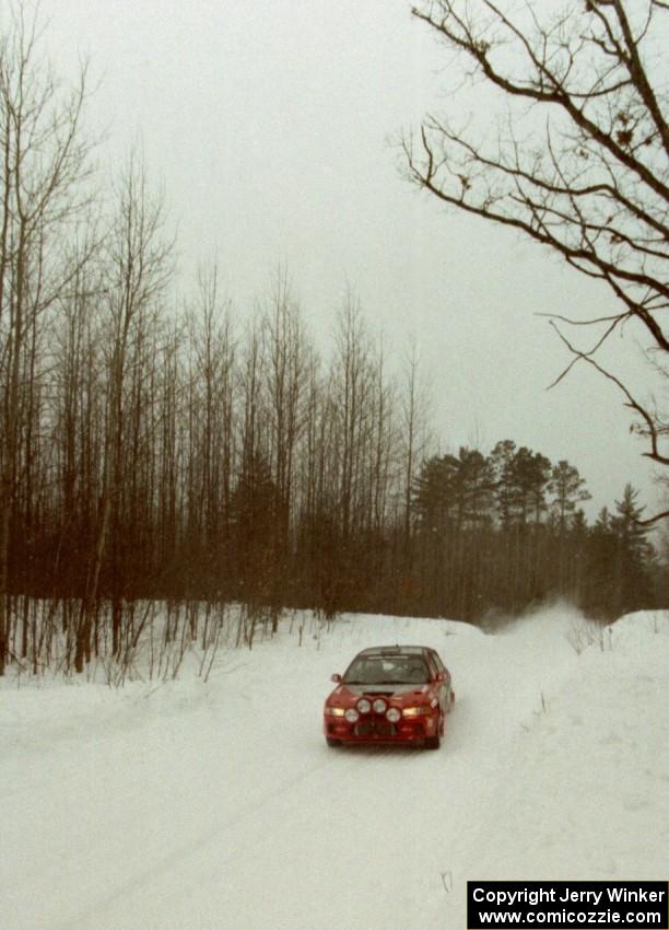 Andrew Comrie-Picard / Marc Goldfarb Mitsubishi Lancer Evo IV on SS1 (King Road & Scenic Rte. 3)