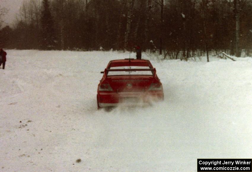 Leon Styles / John Dillon Mitsubishi Lancer Evo VII on SS1 (King Road & Scenic Rte. 3)