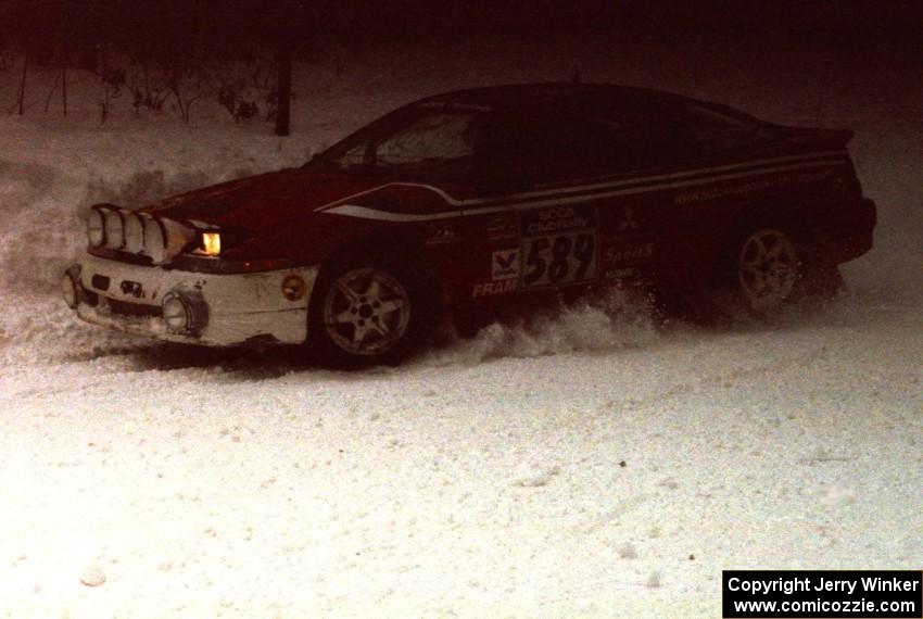 Mike Cienkosz / Yurek Cienkosz Mitsubishi Eclipse on SS1 (King Road & Scenic Rte. 3)