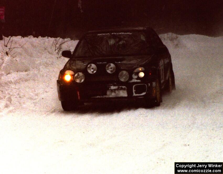 Pat Moro / Neil Smith Subaru WRX on SS1 (King Road & Scenic Rte. 3)