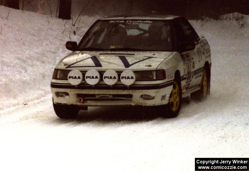 Ted Mendham / Lise Mendham Subaru Legacy on SS1 (King Road & Scenic Rte. 3)