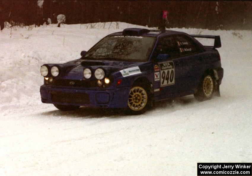 Niall Donnelly / Eoin McGeough Subaru WRX on SS1 (King Road & Scenic Rte. 3)