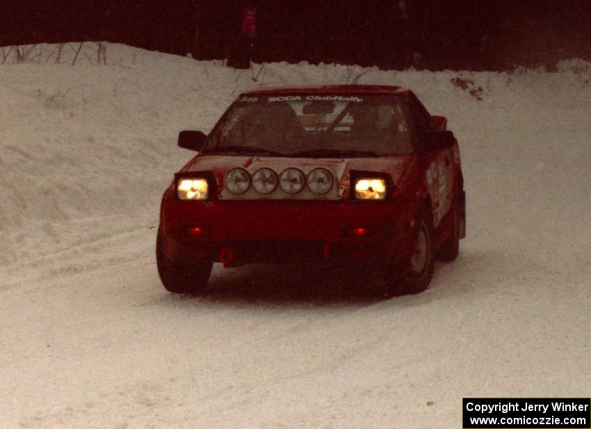 Steve Irwin / Phil Schmidt Toyota MR2 on SS1 (King Road & Scenic Rte. 3)