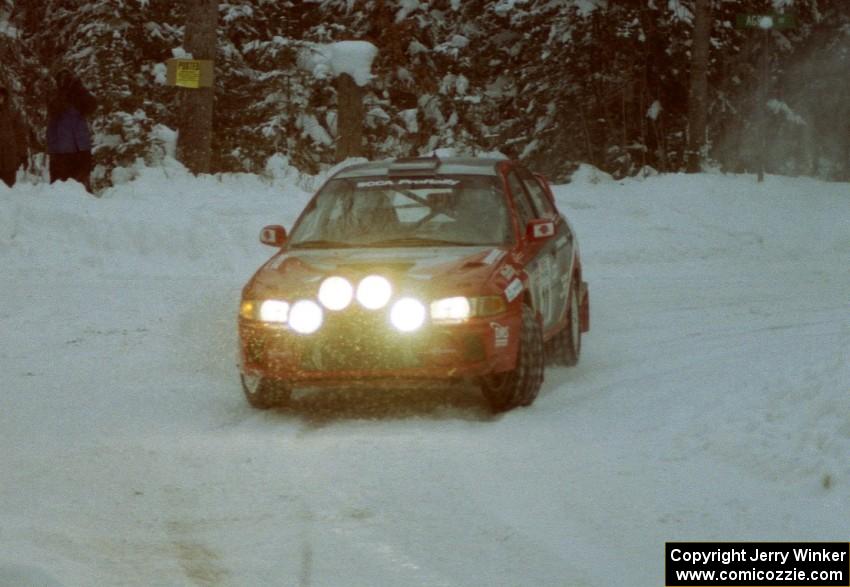 Andrew Comrie-Picard / Marc Goldfarb Mitsubishi Lancer Evo IV on SS4 (McCormick)