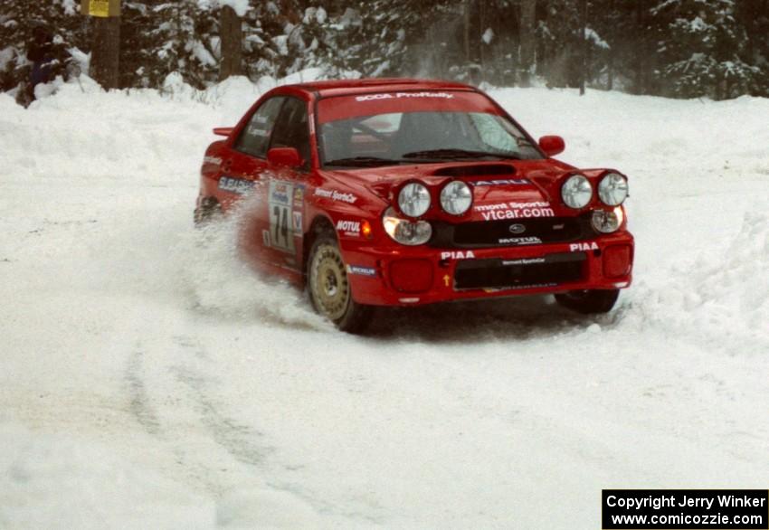 Ramana Lagemann / Michael Fennell Subaru WRX on SS4 (McCormick)