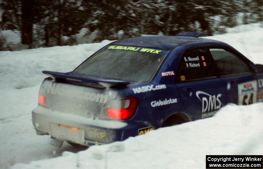 Pat Richard / Brian Maxwell Subaru WRX on SS4 (McCormick)