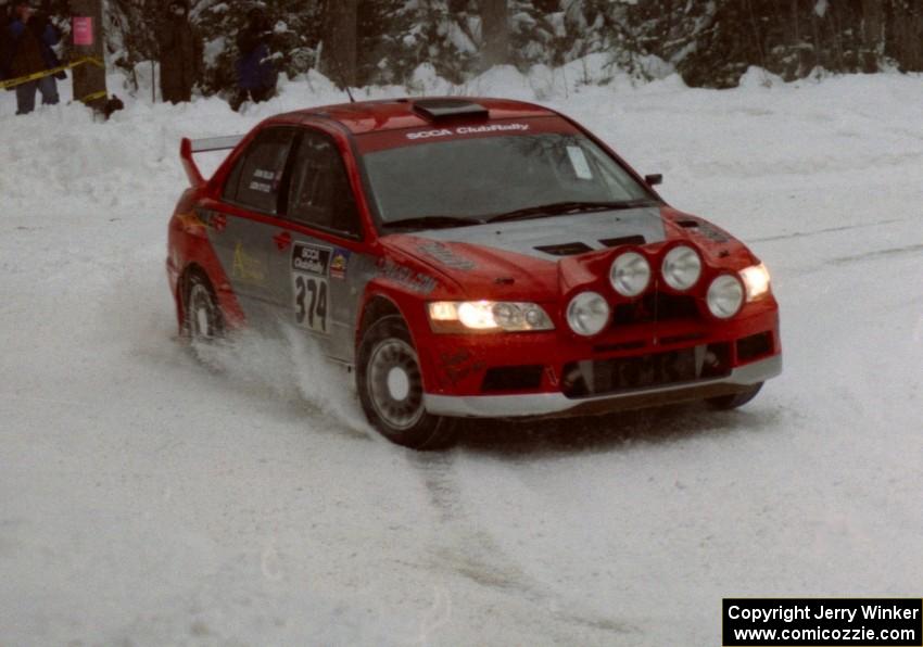 Leon Styles / John Dillon Mitsubishi Lancer Evo VII on SS4 (McCormick)