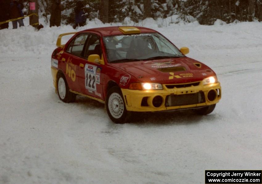 Dennis Martin / Kim DeMotte Mitsubishi Lancer Evo IV on SS4 (McCormick)