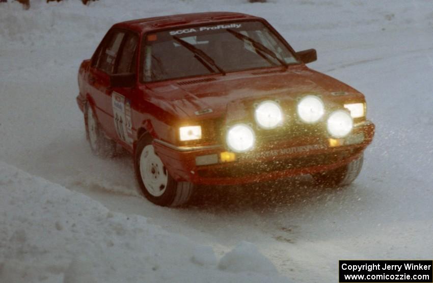 Jon Kemp / Rod Hendricksen Audi 4000 Quattro on SS4 (McCormick)