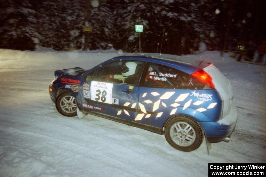 Lesley Suddard / Adrian Wintle Ford Focus ZX3 on SS4 (McCormick)