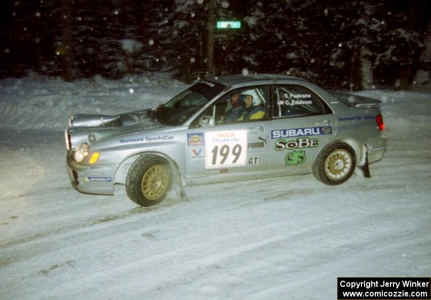 Travis Pastrana / Christian Edstrom Subaru WRX on SS4 (McCormick)