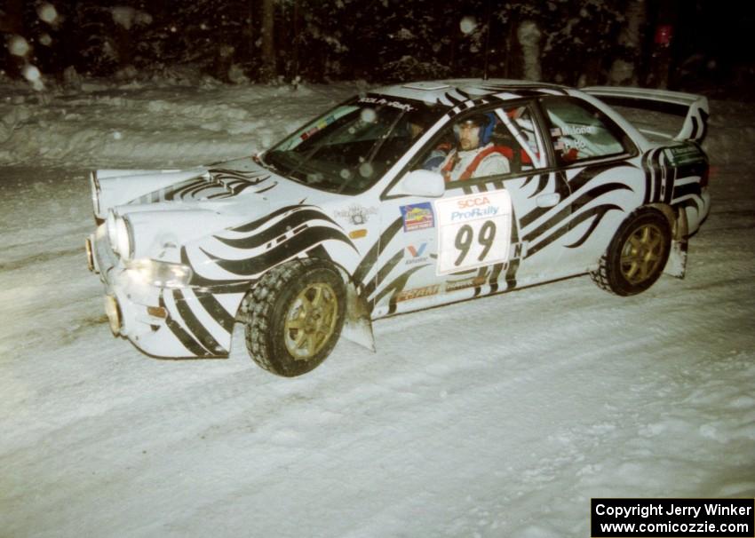 Matt Iorio / Philip Ho Subaru WRX on SS4 (McCormick)