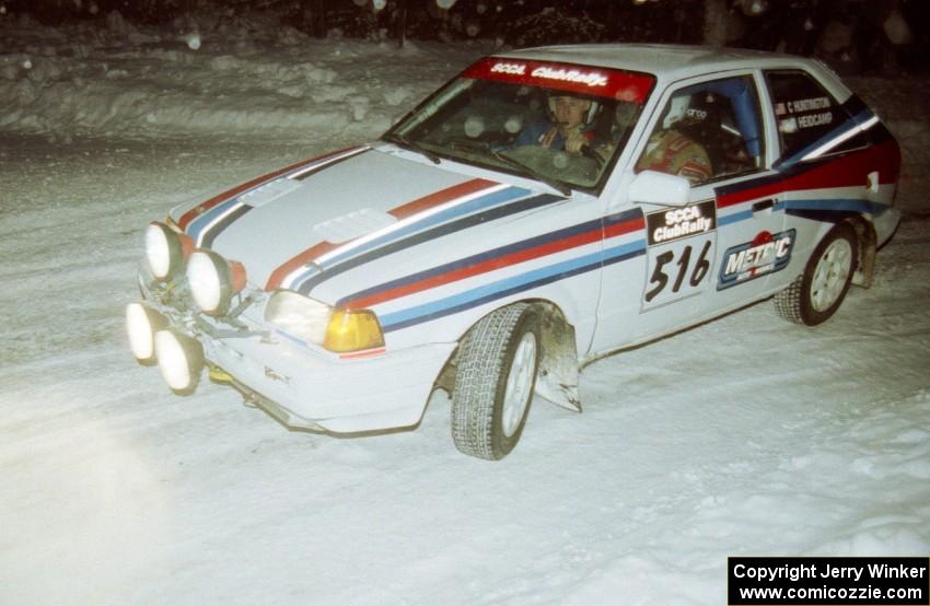 Chris Huntington / Ryan Heidcamp Mazda 323GTX on SS4 (McCormick)