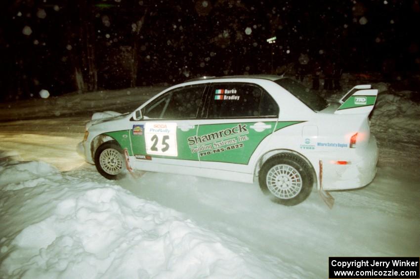 Seamus Burke / Charles Bradley Mitsubishi Lancer Evo VIII on SS7 (Hunters)