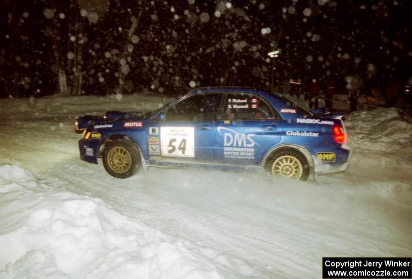 Pat Richard / Brian Maxwell Subaru WRX on SS7 (Hunters)