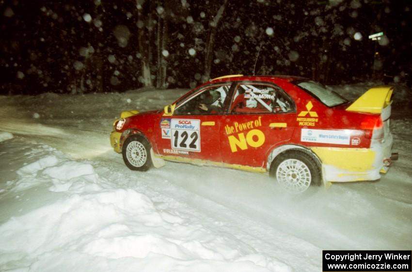 Dennis Martin / Kim DeMotte Mitsubishi Lancer Evo IV on SS7 (Hunters)