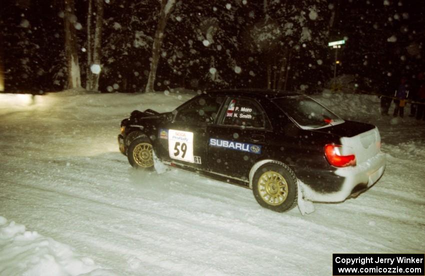 Pat Moro / Neil Smith Subaru WRX on SS7 (Hunters)
