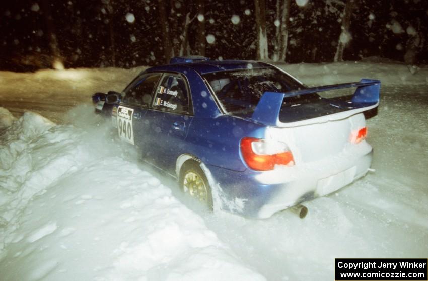 Niall Donnelly / Eoin McGeough Subaru WRX on SS7 (Hunters)