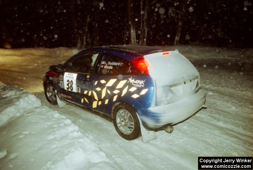 Lesley Suddard / Adrian Wintle Ford Focus ZX3 on SS7 (Hunters)