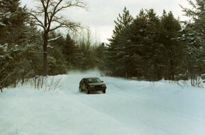 Tom Ottey / Pam McGarvey Mazda 323GTX on SS8 (Rouse)