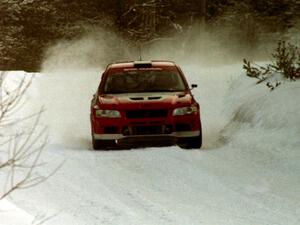 Leon Styles / John Dillon Mitsubishi Lancer Evo VII on SS8 (Rouse)