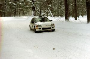 Matt Johnston / Steven Zoepf Honda Civic on SS8 (Rouse)