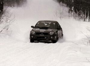 Pat Richard / Brian Maxwell Subaru WRX on SS10 (Beechler)