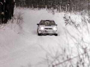 Greg Drozd / Mariusz Malik Subaru Impreza on SS10 (Beechler)