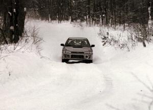 Russ Hodges / Mike Rossey Subaru WRX on SS10 (Beechler)