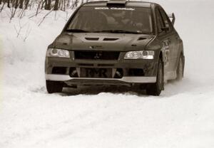 Leon Styles / John Dillon Mitsubishi Lancer Evo VII on SS10 (Beechler)