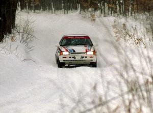 Chris Huntington / Ryan Heidcamp Mazda 323GTX on SS10 (Beechler)