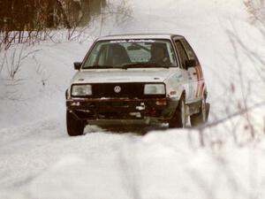 Mark Brown / Ole Holter VW GTI on SS10 (Beechler)