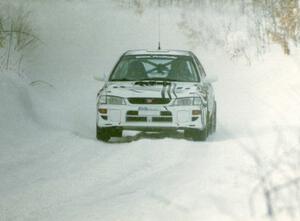 Matt Iorio / Philip Ho Subaru WRX on SS10 (Beechler)