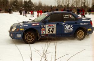 Pat Richard / Brian Maxwell Subaru WRX on SS12 (Meaford)