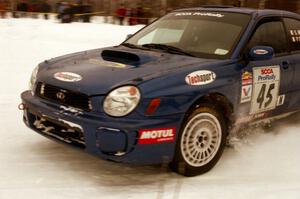 Shane Mitchell / Paul Donnelly Subaru WRX on SS12 (Meaford)