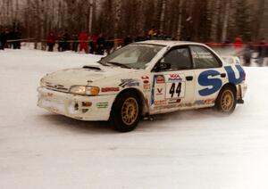 Henry Krolikowski / Cindy Krolikowski Subaru WRX on SS12 (Meaford)