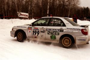 Travis Pastrana / Christian Edstrom Subaru WRX on SS12 (Meaford)