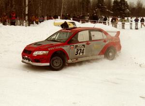 Leon Styles / John Dillon Mitsubishi Lancer Evo VII on SS12 (Meaford)