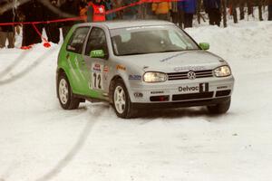 Jon Hamilton / Ken Sabo VW Golf TDI on SS12 (Meaford)