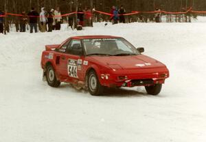 Phil Schmidt / Steve Irwin Toyota MR2 on SS12 (Meaford)