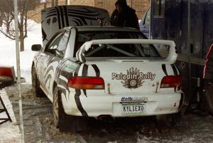 Matt Iorio / Philip Ho Subaru WRX at service at Atlanta High School