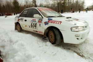 Piotr Wiktorczyk / Mark McAllister Subaru WRX on SS15 (Hungry 5 I)