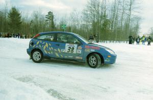 Lesley Suddard / Adrian Wintle Ford Focus ZX3 on SS15 (Hungry 5 I)
