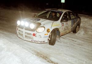 W.G. Giles / John Atsma Dodge SRT-4 spins to a stop on SS17 (Hungry 5 II)