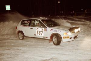 Matt Johnston / Steven Zoepf Honda Civic on SS17 (Hungry 5 II)