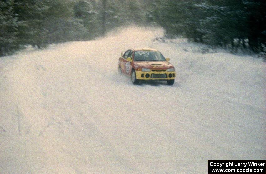 Dennis Martin / Kim DeMotte Mitsubishi Lancer Evo IV on SS8 (Rouse)