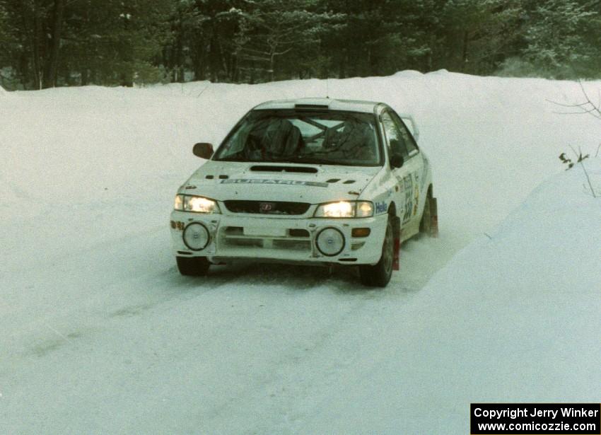 Greg Drozd / Mariusz Malik Subaru Impreza on SS8 (Rouse)