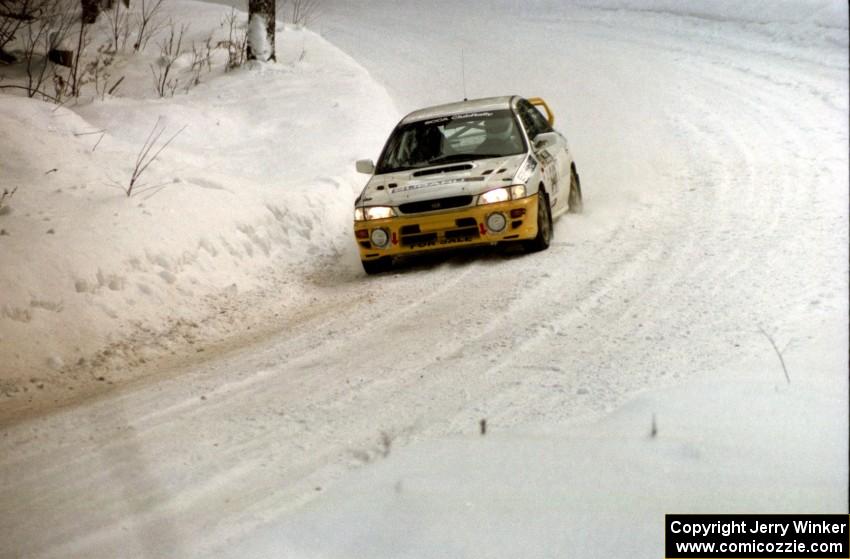 Daniel Dondzik / Lukasz Szela Subaru Impreza on SS8 (Rouse